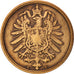 GERMANY - EMPIRE, Wilhelm I, 2 Pfennig, 1874, Frankfurt, EF(40-45), Copper, KM:2
