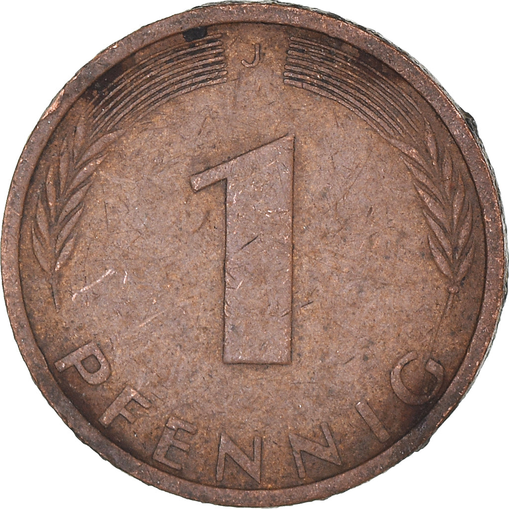 Moneta, Niemcy - RFN, Pfennig, 1973