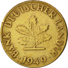 République fédérale allemande, 10 Pfennig, 1949, Stuttgart, TTB, KM:103