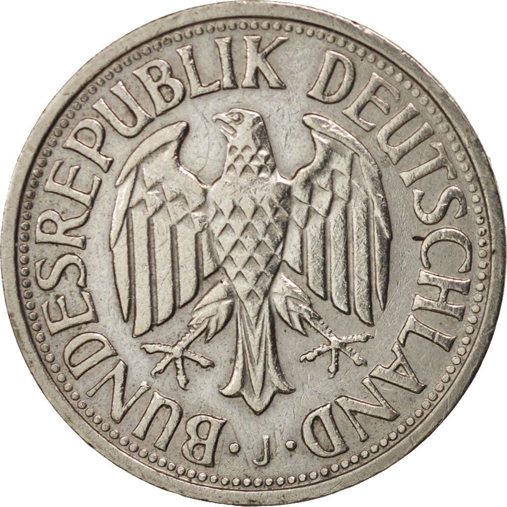 Moneta, GERMANIA - REPUBBLICA FEDERALE, Mark, 1963, Hamburg, BB, Rame-nichel