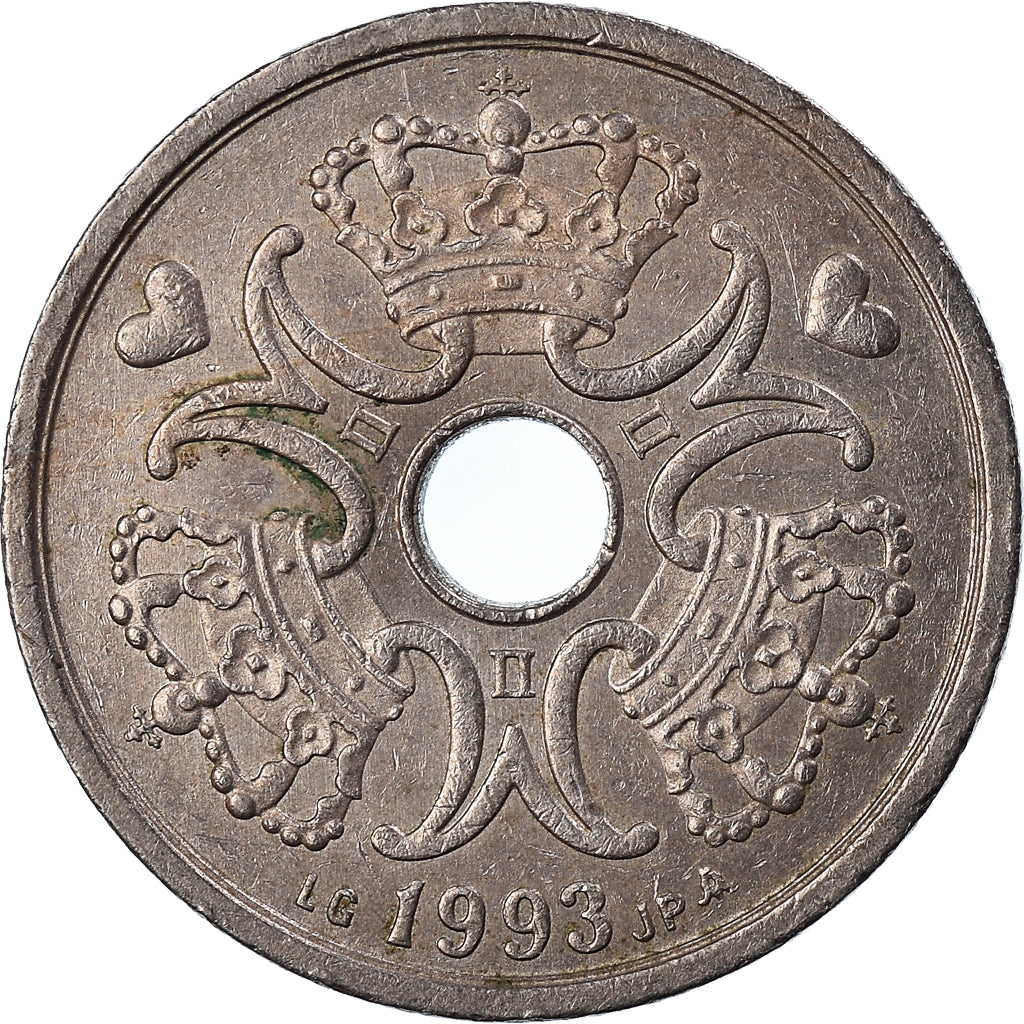 Coin, Denmark, 2 Kroner, 1993