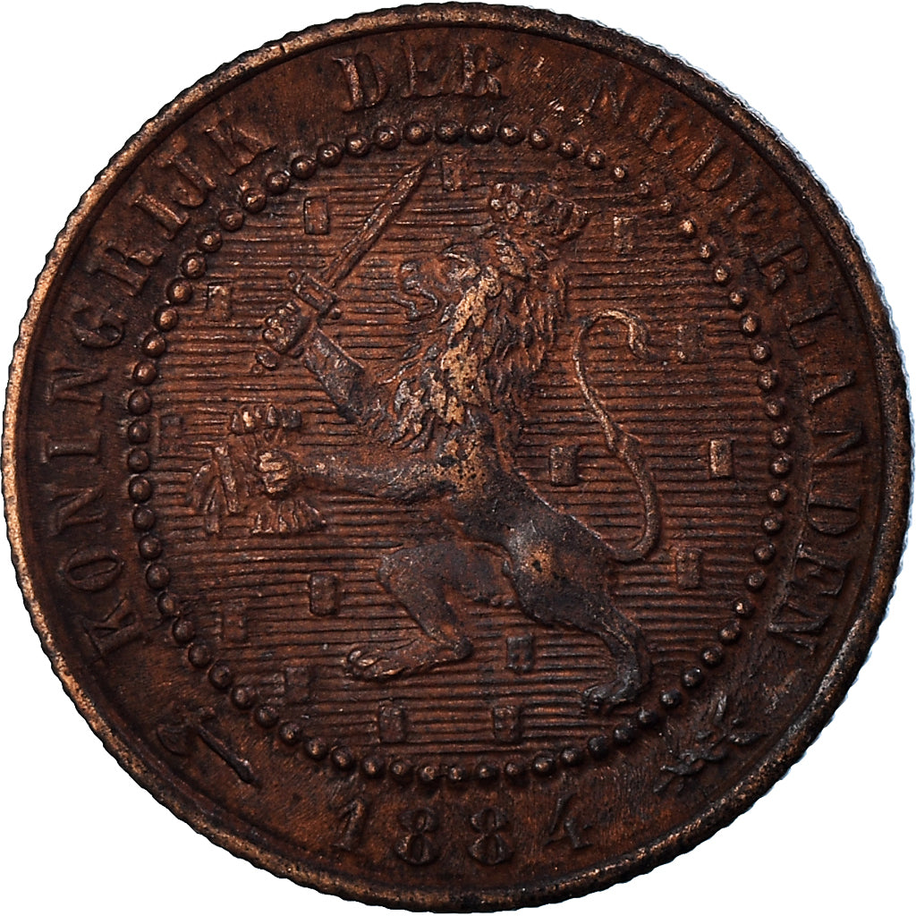 Moeda, Países Baixos, Cent, 1884