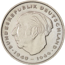 GERMANIA - REPUBBLICA FEDERALE, 2 Mark, 1972, Karlsruhe, BB, Nichel ricoperto...