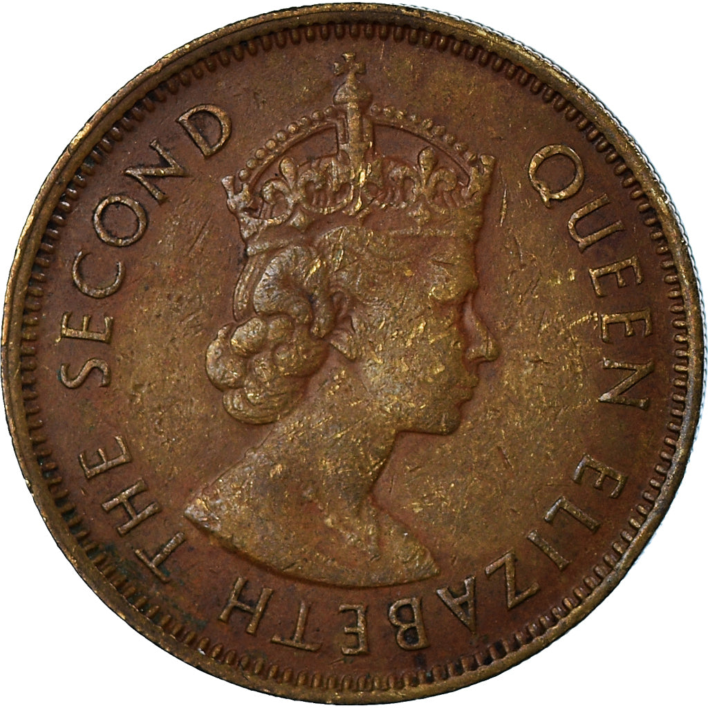 Moneda, Hong Kong, 10 Cents, 1964