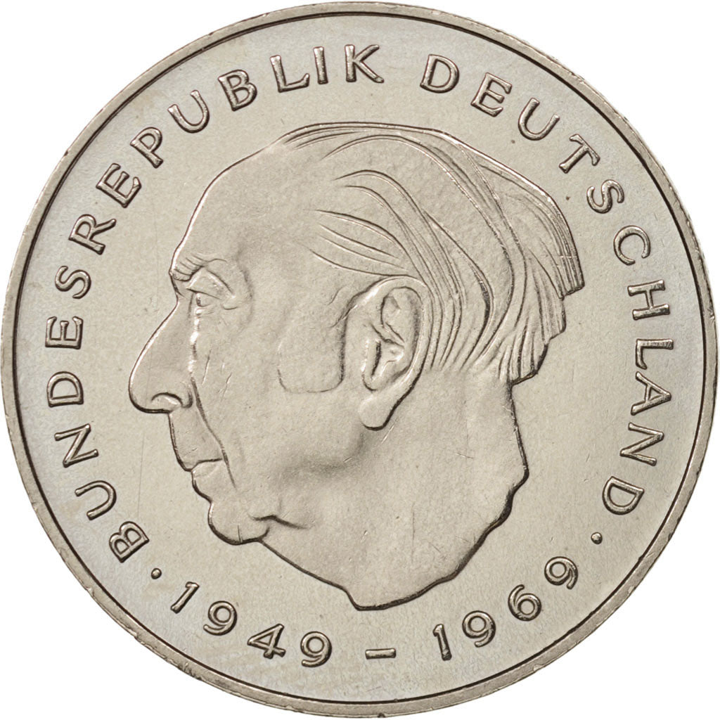 Bundesrepublik Deutschland, 2 Mark, 1986, Stuttgart, AU(55-58), KM:A127