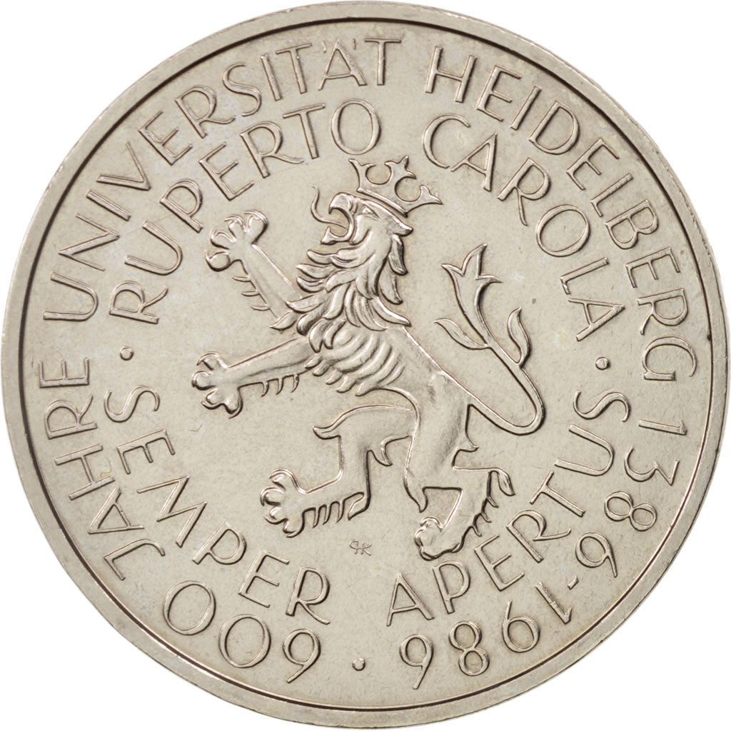 GERMANIA - REPUBBLICA FEDERALE, 5 Mark, 1986, Munich, Germany, SPL-, Nichel r...