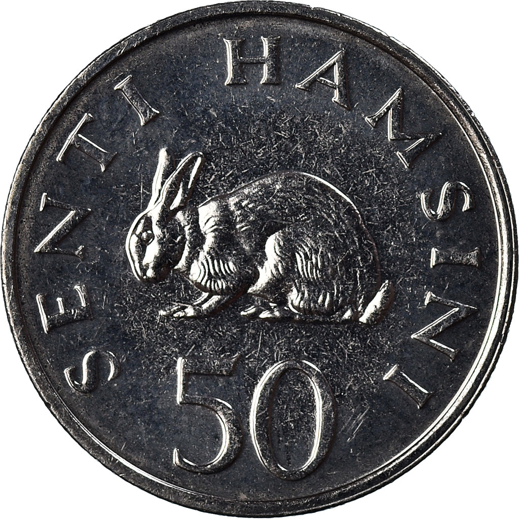 Monnaie, Tanzanie, 50 Senti, 1989