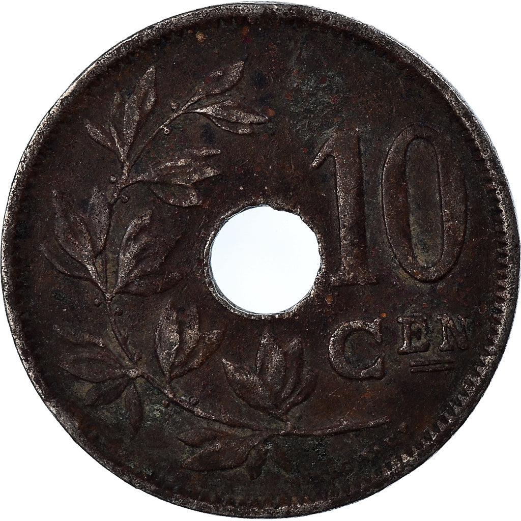 Moneda, Bélgica, 10 Centimes, 1922