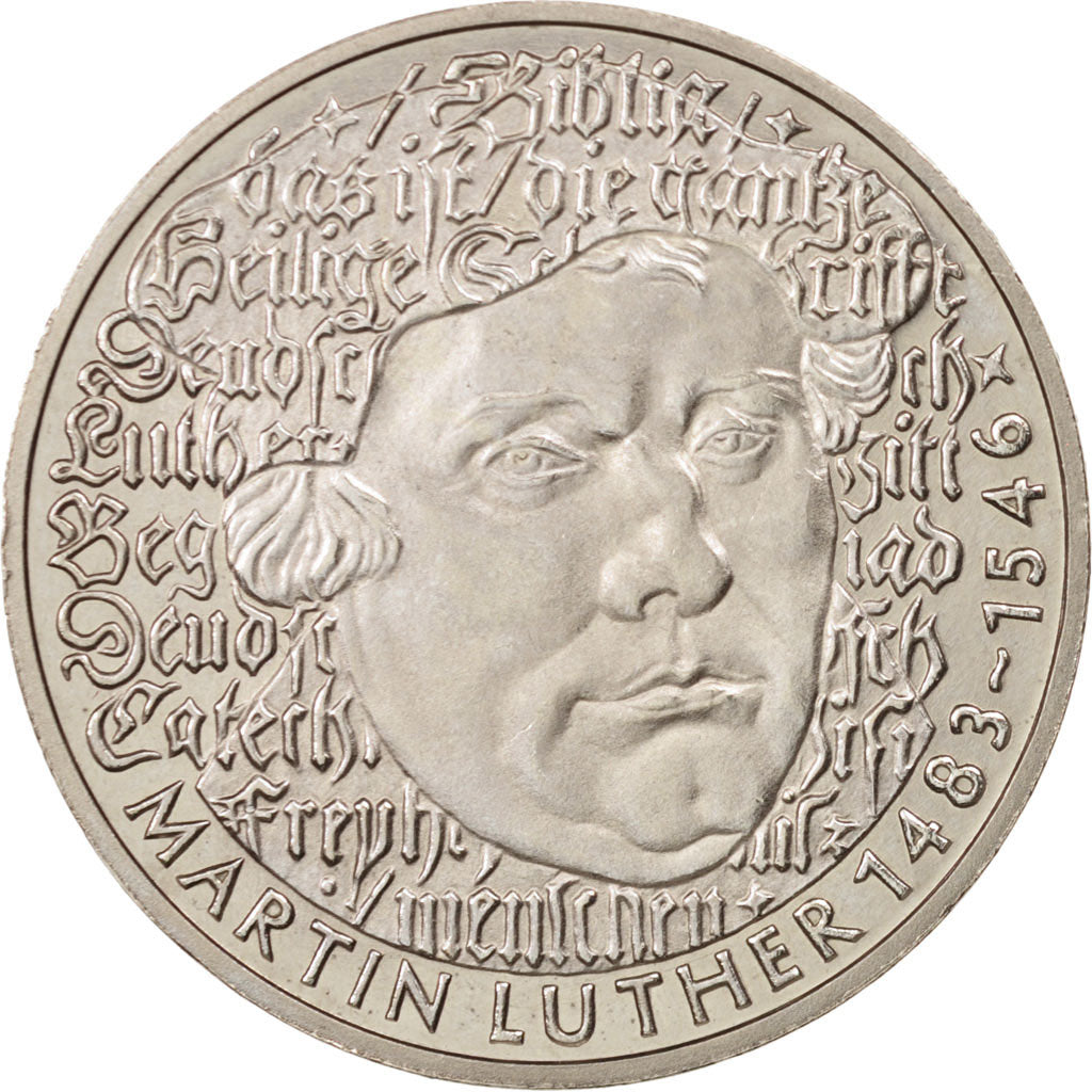 GERMANY - FEDERAL REPUBLIC, 5 Mark, 1983, Karlsruhe, AU(55-58), KM:159