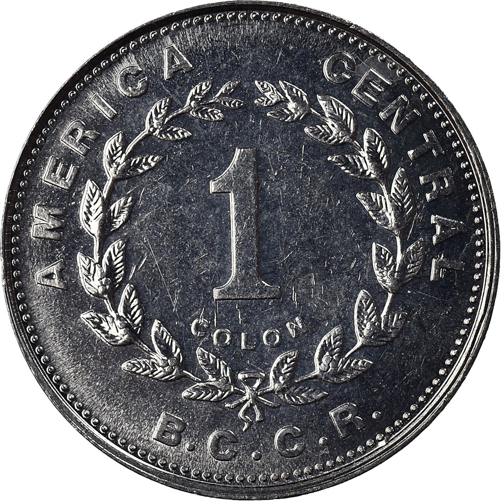 Moneta, Costa Rica, Colon, 1989