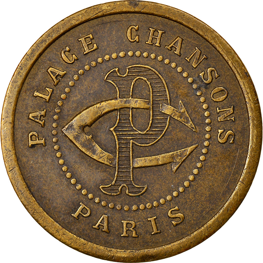 France, Token, Paris, Palace Chansons, Bon pour une Audition, AU(55-58), Copper