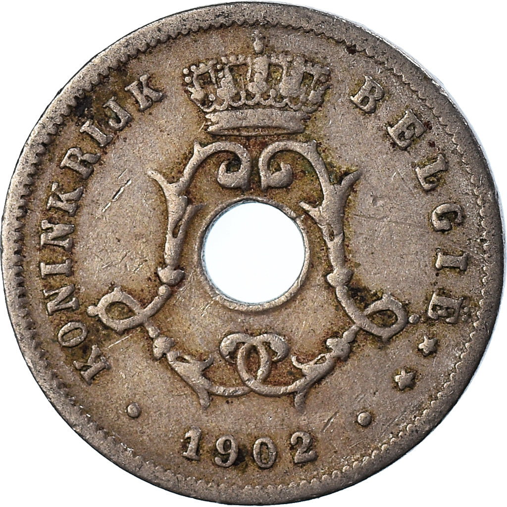 Moeda, Bélgica, 5 Centimes, 1902