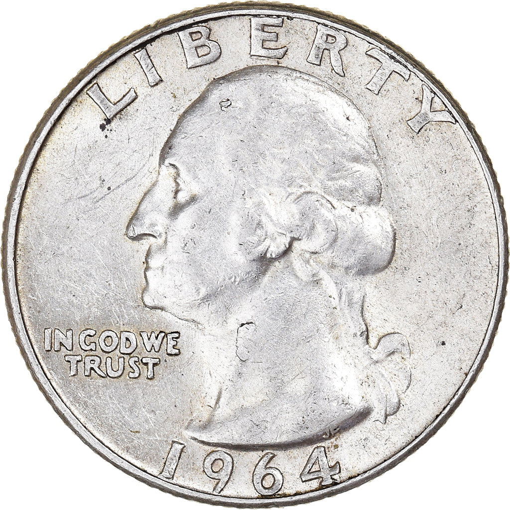 Moneta, Stati Uniti, Washington Quarter, Quarter, 1964, U.S. Mint, Philadelphia