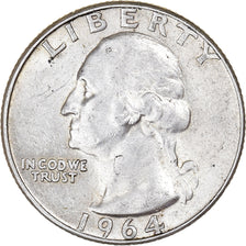 Moneta, Stati Uniti, Washington Quarter, Quarter, 1964, U.S. Mint, Philadelphia