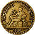 Moneda, Francia, Chambre de commerce, 2 Francs, 1927, Paris, BC+, Aluminio -