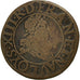 Coin, France, Louis XIII, Denier tournois, buste juvénile, Denier Tournois