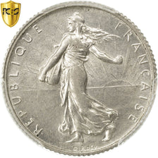 Monnaie, France, Semeuse, Franc, 1907, Paris, PCGS, AU58, SUP, Argent, KM:844.1