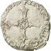 Coin, France, Henri IV, 1/8 Ecu, 1607, Nantes, EF(40-45), Silver, Sombart:4688