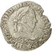 Coin, France, Henri III, Franc au Col Plat, 1583, Bordeaux, Rare, EF(40-45)
