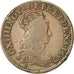 Monnaie, France, Louis XIV, Liard de France, 1657, Corbeil, Double avers, TB+