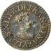 Coin, France, Louis XIII, Denier Tournois, 1617, Paris, EF(40-45), Copper