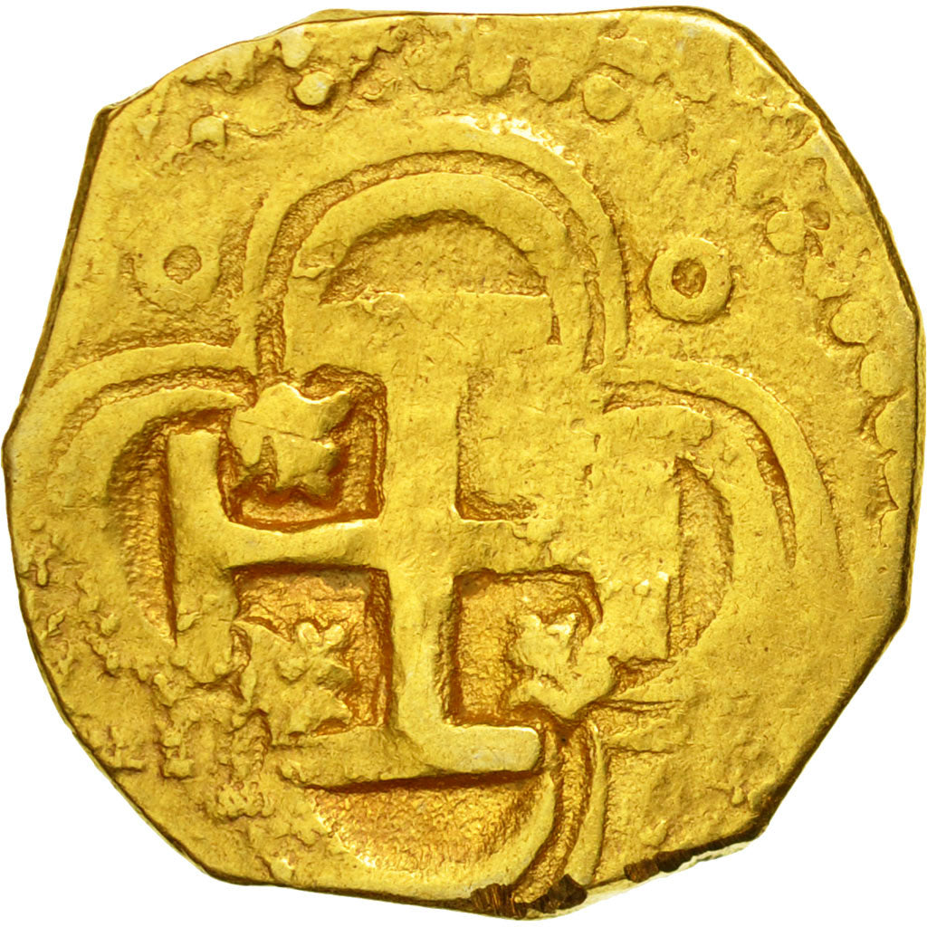 Coin, Spain, Philip II, 2 Escudos, Seville, VF(20-25), Gold