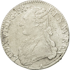 Moneda, Francia, Louis XVI, Ecu aux branches d'olivier, 1776, Lille, MBC, Plata