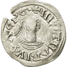 Moneda, Francia, Lotharius, Denarius, 840-855, BC+, Plata, Prou:manque