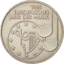 GERMANIA - REPUBBLICA FEDERALE, 5 Mark, 1985, Stuttgart, Germany, BB+, Nichel...