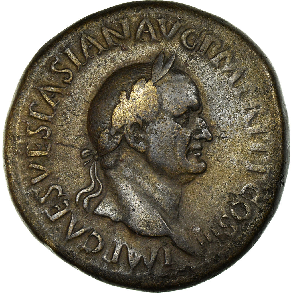 Coin, Vespasian, Sestertius, Roma, EF(40-45), Bronze, Cohen:46