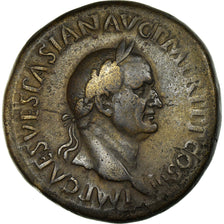 Coin, Vespasian, Sestertius, Roma, EF(40-45), Bronze, Cohen:46