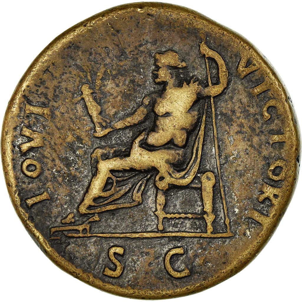 Coin, Domitian, Sestertius, Roma, EF(40-45), Bronze, Cohen:316