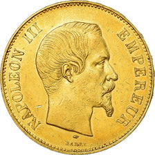 Munten, Frankrijk, Napoleon III, 100 Francs, 1856, Paris, ZF+, Goud