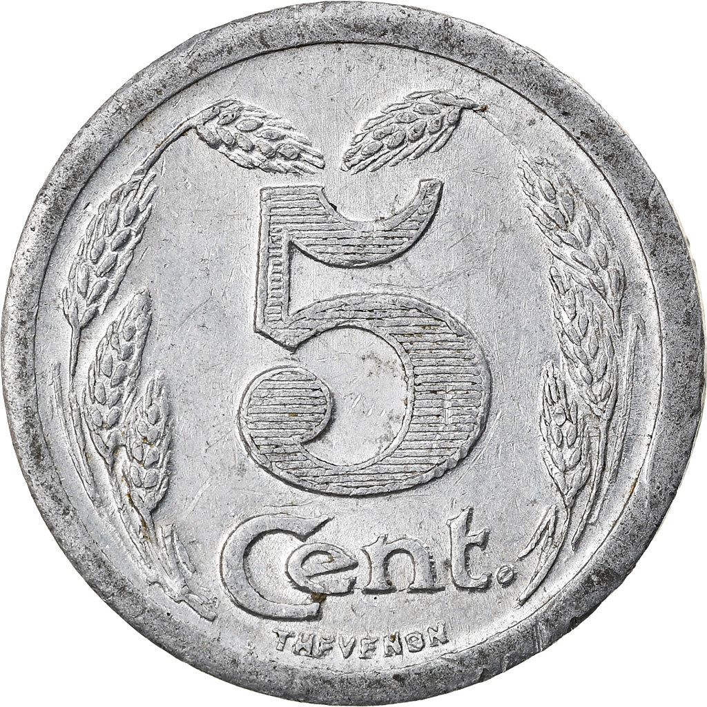 Coin, France, Chambre de Commerce, Evreux, 5 Centimes, 1921, AU(50-53)