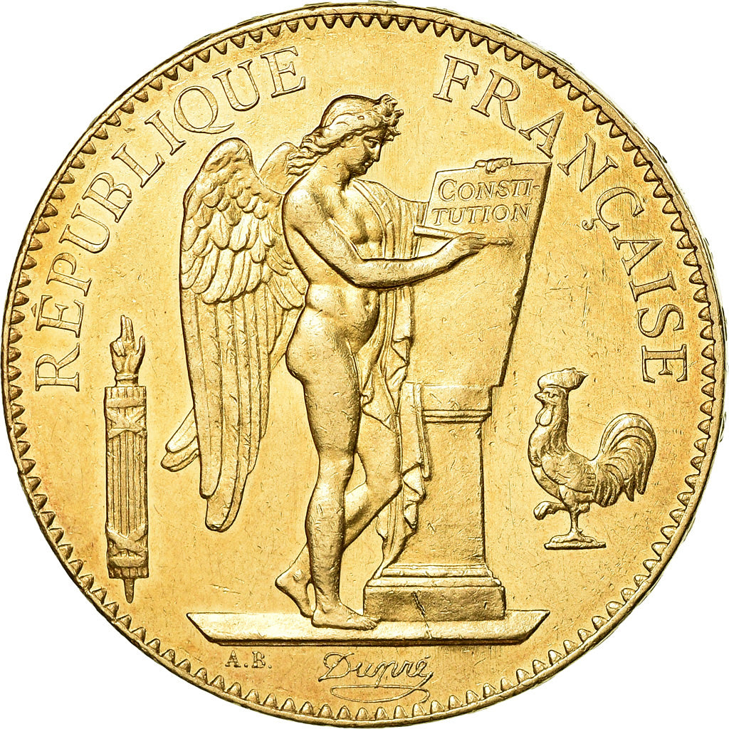 Coin, France, Génie, 100 Francs, 1878, Paris, AU(55-58), Gold, Gadoury:1137