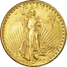 Munten, Verenigde Staten, $20, Double Eagle, 1924, Philadelphia, PR, Goud