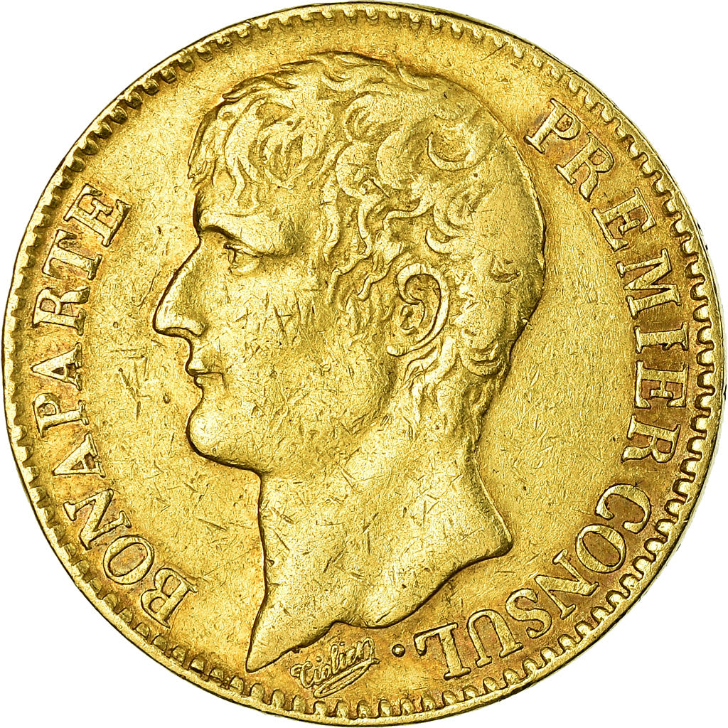 Coin, France, Napoleon I, 40 Francs, An 12, Paris, EF(40-45), Gold, Gadoury:1080