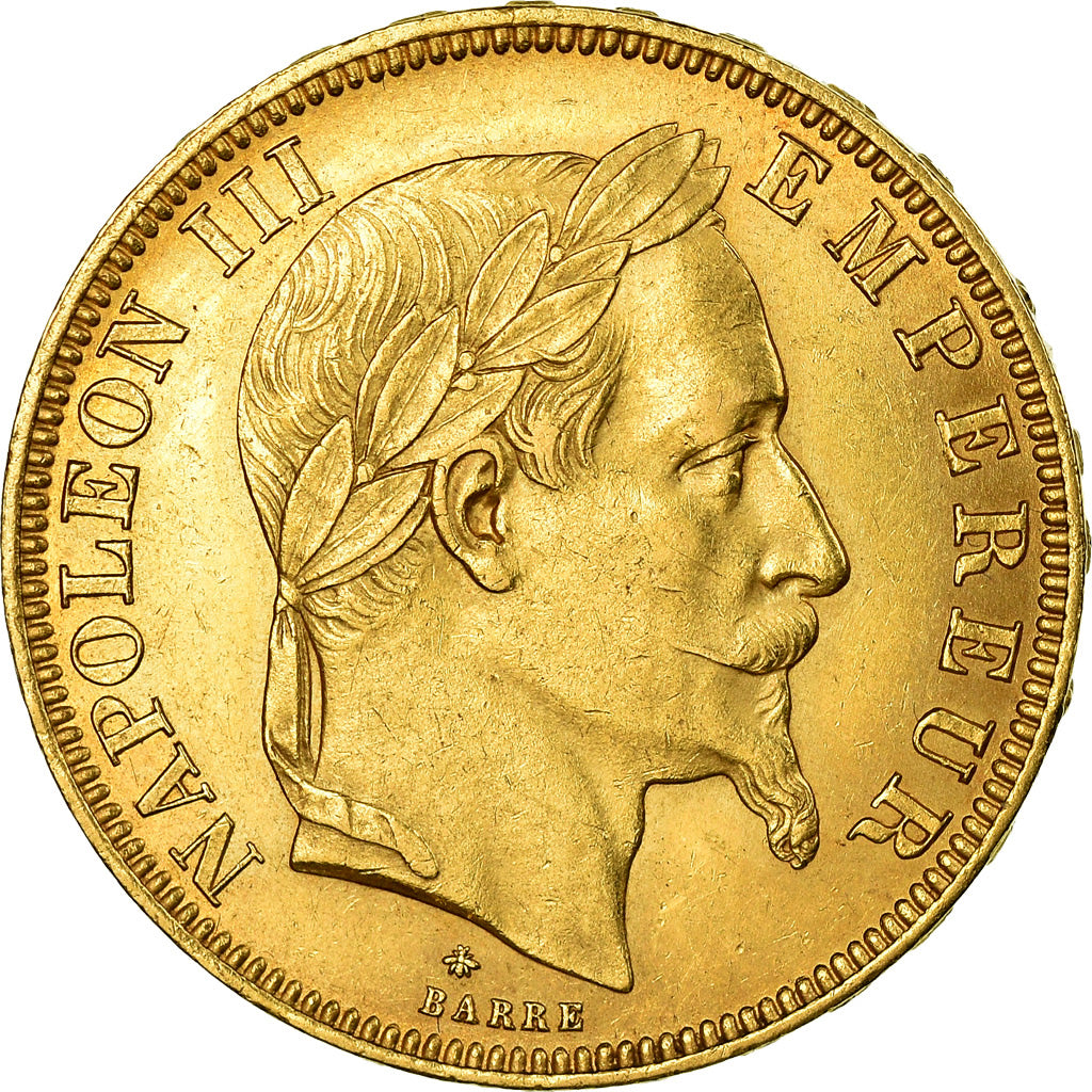Monnaie, France, Napoleon III, 50 Francs, 1866, Paris, SUP+, Or, Gadoury:1112