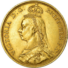 Münze, Großbritannien, Victoria, 2 Pounds, 1887, London, VZ, Gold, KM:768