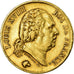 Moneta, Francja, Louis XVIII, 40 Francs, 1818, Lille, AU(50-53), Złoto