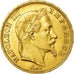 Munten, Frankrijk, Napoleon III, 50 Francs, 1866, Strasbourg, PR, Goud