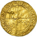 Moneta, Francja, François Ier, Ecu d'or du Dauphiné, Romans, EF(40-45)
