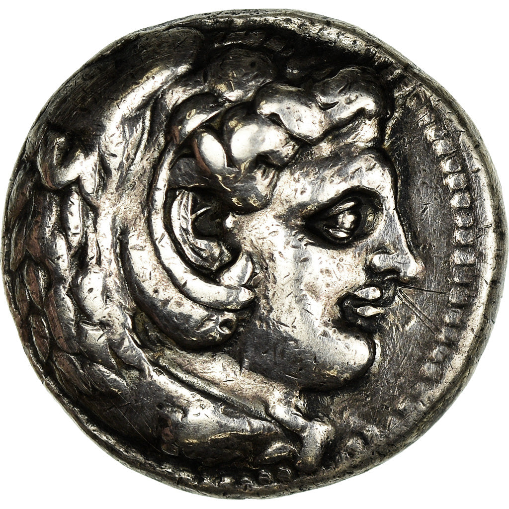 Moneta, Królestwo Macedonii, Alexander III, Tetradrachm, 336-323 BC, EF(40-45)