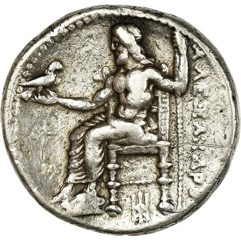 Moneta, Królestwo Macedonii, Alexander III, Tetradrachm, 336-323 BC, EF(40-45)