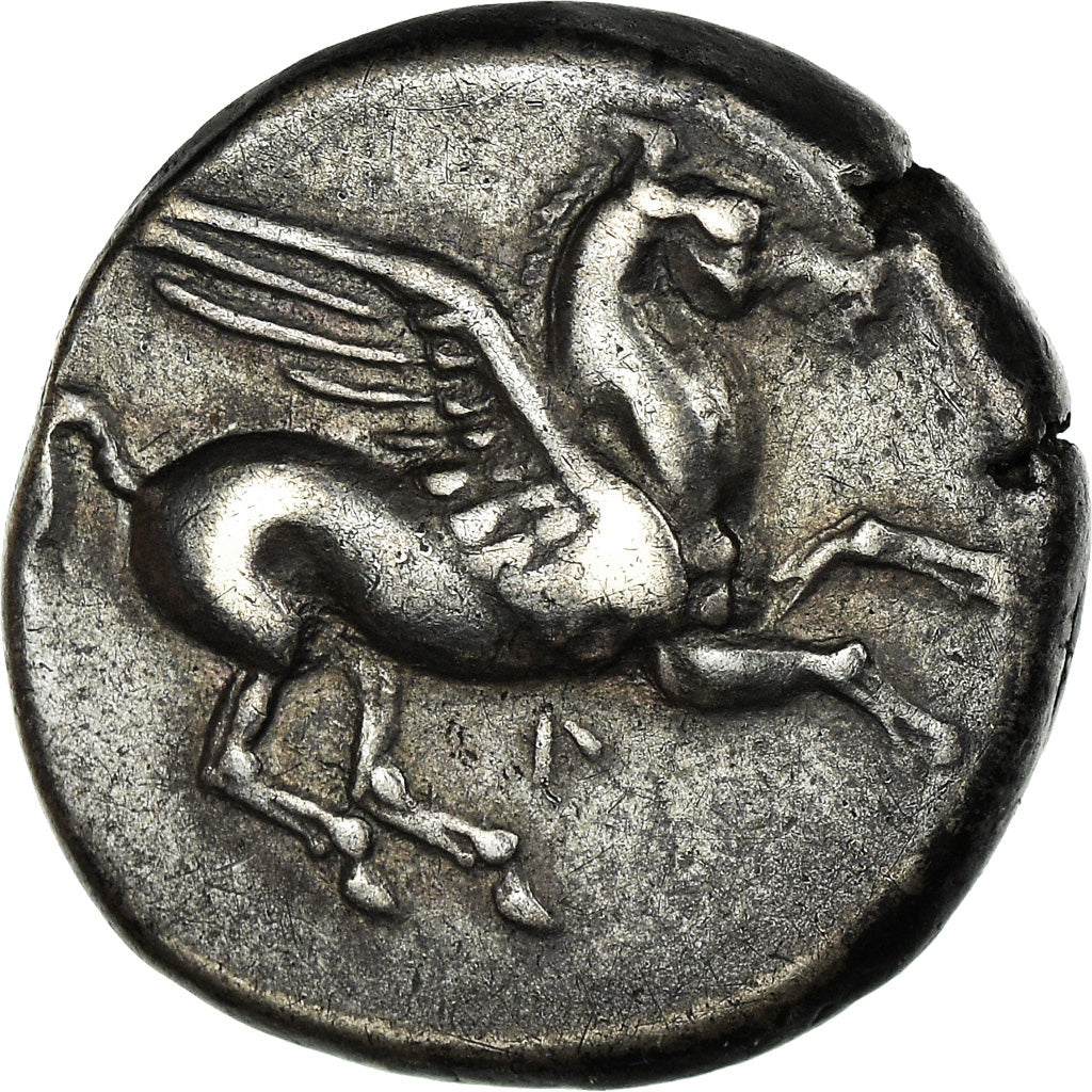 Coin, Corinthia, Stater, 350-300 BC, Anaktorion, EF(40-45), Silver, Pozzi:1744
