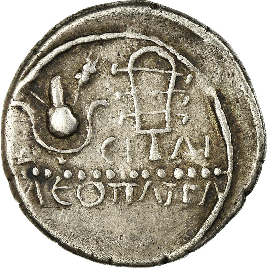 Coin, Mauritania, Juba II, Denarius, EF(40-45), Silver, Pozzi:3329