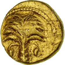 Coin, Zeugitana, 1/10 Stater, Carthage, AU(55-58), Gold, Pozzi:3290