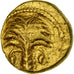 Coin, Zeugitana, 1/10 Stater, Carthage, AU(55-58), Gold, Pozzi:3290