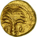 Coin, Zeugitana, 1/10 Stater, Carthage, AU(55-58), Gold, Pozzi:3290