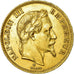 Münze, Frankreich, Napoleon III, 100 Francs, 1863, Strasbourg, VZ, Gold
